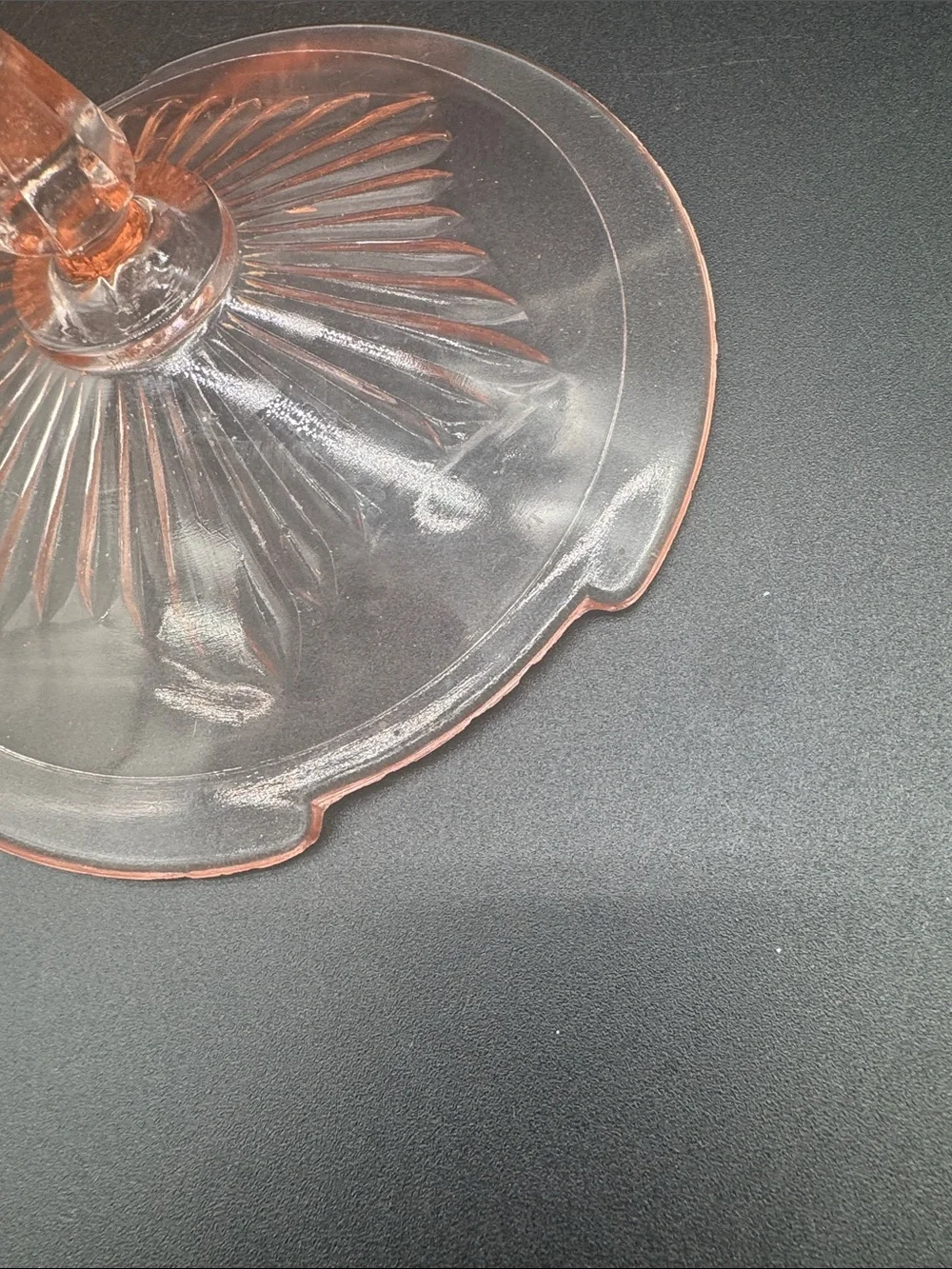 Vintage Style Pink Glass Lidded Candy Dish - Home Accents